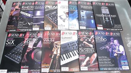 various-Sound on Sound mags x33 17-21